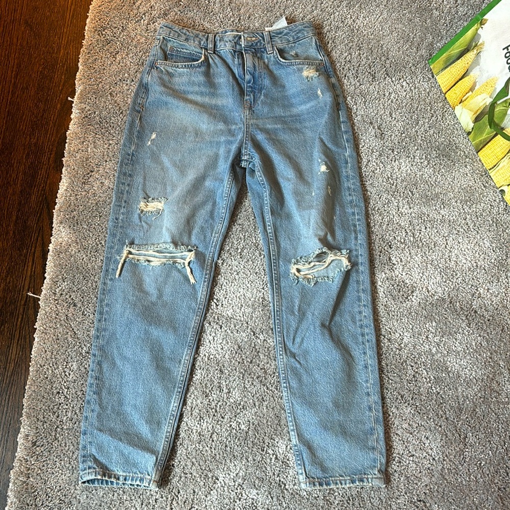 Zara new mom fit jeans